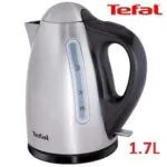 Bouilloire électrique en inox Sans Fil 1,7 L 2200 W Tefal KI110F – غلاية ماء كهربائية تيفال 1.7 لتر 2200 واط إينوكس KI110F
