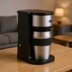 Cafetière Electrique avec Shop et Filtre Lavable 750W 420ML Café Poudre AMJ SK-04028 – آلة قهوة 750 واط SK-04028