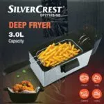 Friteuse inox 3L 1800W SilverCrset DF7710B-GS – قلاية هوائية 3 لتر 1800 واط إينوكس DF7710B-GS