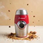 Moulin a Café inox 150 W MultiSmart MS-GD4038 Bleu – مطحنة كهربائية مولتي سمارت 150 واط أزرق إينوكس MS-GD4038