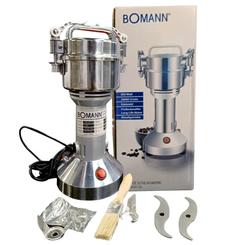 Moulin Professionnel à café et épices 200 G 1300 W Bomann Original KSW 6505 CB