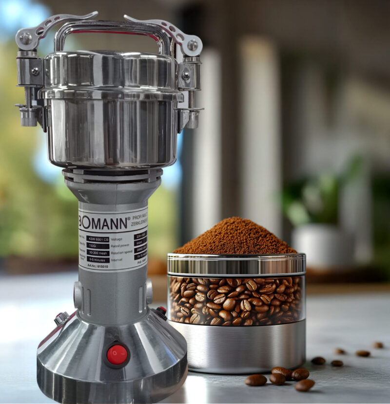 Moulin Professionnel à café et épices 200 G 1300 W Bomann Original KSW 6505 CB