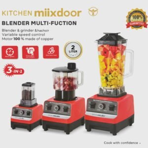 Blender 3 en 1 Blender + Hachoir a Viande + Moulin 7500W Kitchen Miixdoor KM-9525