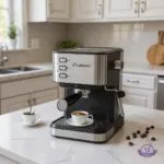 Machine a Café inox Expresso 3en1 Café Poudre + Capsules + cappuccino 20 Bars 850W 1.5L MultiSmart MS-CF2201 – آلة قهوة مولتي سمارت 1.5 لتر 850 واط إينوكس MS-CF2201