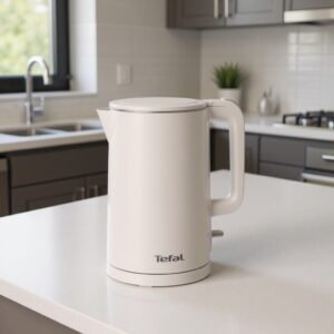 Bouilloire Électrique Sans Fil 1.5L 1500W Avec Isolation Sans Danger Tefal KO140BE0