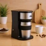 Cafetière Electrique avec Shop et Filtre Lavable 750W 420ML Café Poudre AMJ SK-04028 – آلة قهوة 750 واط SK-04028