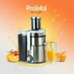 Centrifugeuse inox 800W ProTefal JE-J30 – عصارة كهربائية بروتيفال 800 واط إينوكس JE-J30