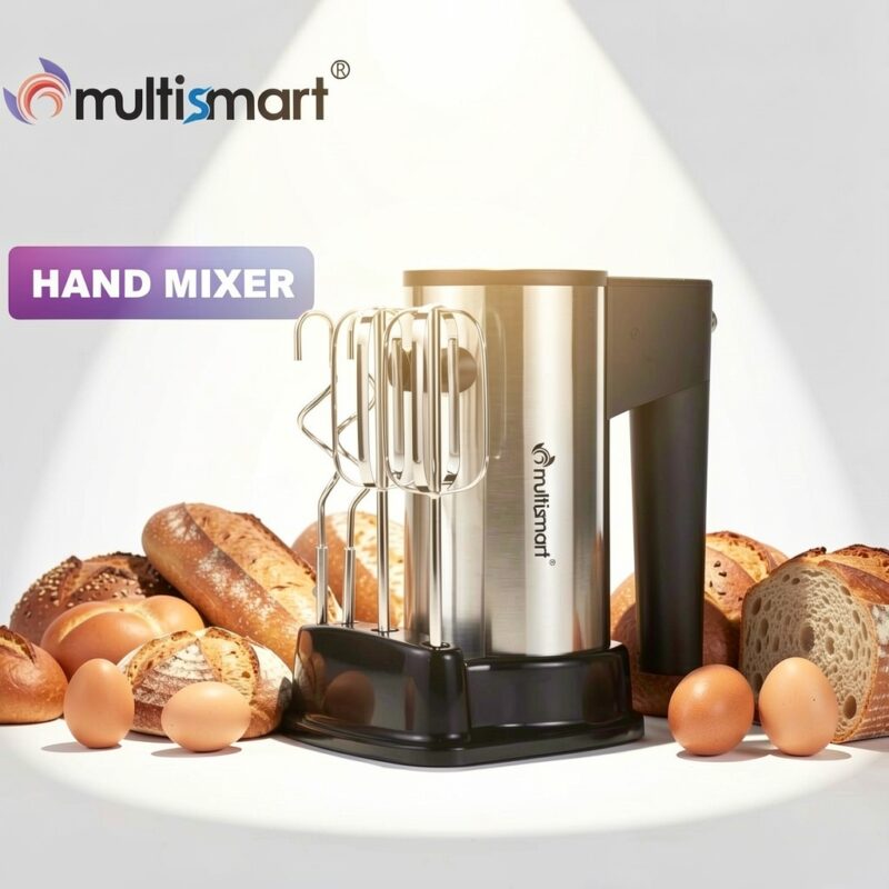 Batteur inox avec Support 150W MultiSmart MS-HM5011