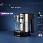 Batteur inox avec Support 150W MultiSmart MS-HM5011 – خفاق كهربائي مولتي سمارت 150 واط إينوكس MS-HM5011