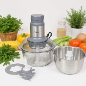 Hachoir 5L 2bols 1000 W avec éplucheur d’ail UNIPRO