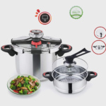 Cocotte Minute 04L 2 en 1 en Inox 18/10 avec minuterie Unipro Original UP-CM4M Qualité 1er choix – طنجرة ضغط يونيبرو 04 لتر إينوكس UP-CM4M