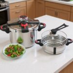 Cocotte Minute 04L 2 en 1 en Inox 18/10 avec minuterie Unipro Original UP-CM4M Qualité 1er choix – طنجرة ضغط يونيبرو 04 لتر إينوكس UP-CM4M