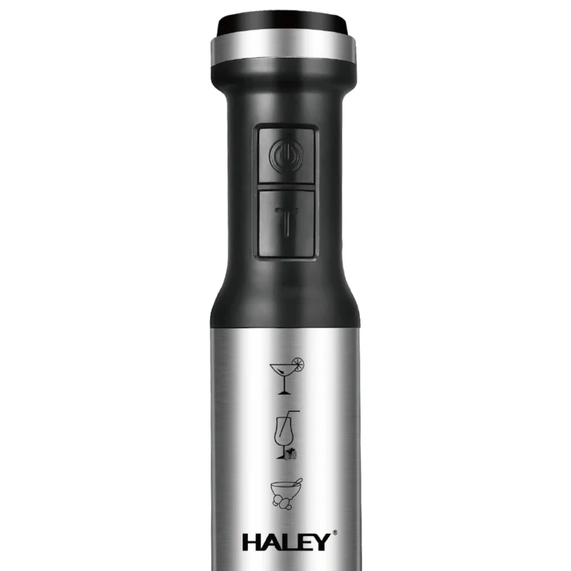 Mixeur plongeant inox 4 en 1 - 1200W 04 Lames HALEY HY-1014