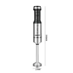 Mixeur plongeant inox 4 en 1 - 1200W 04 Lames HALEY HY-1014 – خلاط يدوي هالي 1200 واط إينوكس HY-1014
