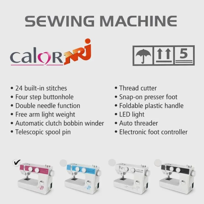 Machine a Coudre 24 Point Multifonction Calor NRJ 989