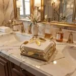 Porte serviette de table Luxe Doré BBF