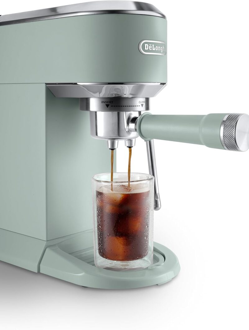 Cafetière DELONGHI Digital Original Avec Accessoires Dedica DUO EC890.GR vert