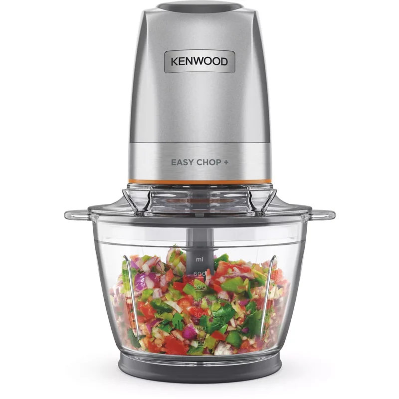 Hachoir Multifonction Kenwood original 500W Avec Bol En Verre 600Ml Avec Lame Quadruple  CHP62.470SI