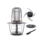 Hachoir Multifonction Kenwood original 500W Avec Bol En Verre 600Ml Avec Lame Quadruple CHP62.470SI – مفرمة لحم كينوود 500 واط زجاج
