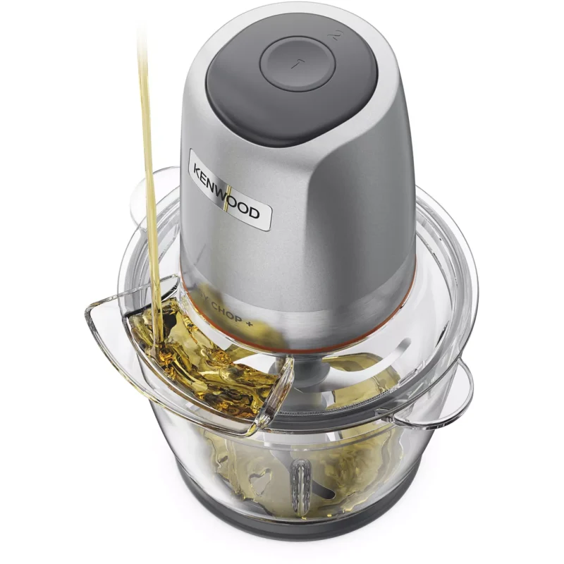 Hachoir Multifonction Kenwood original 500W Avec Bol En Verre 600Ml Avec Lame Quadruple  CHP62.470SI