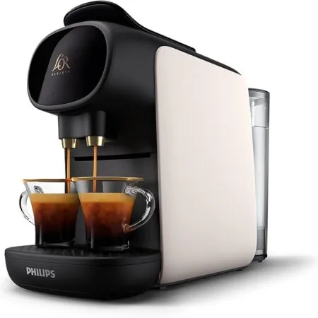 Machine à Café à Capsules Blanc Reconnaissance des Capsules Doubles Philips L’Or Barista Sublime LM9012/00