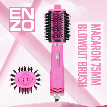 Brosse soufflante Professional 1500W SMOOTH STRAIGHT ENZO Original EN-6214 ROSE