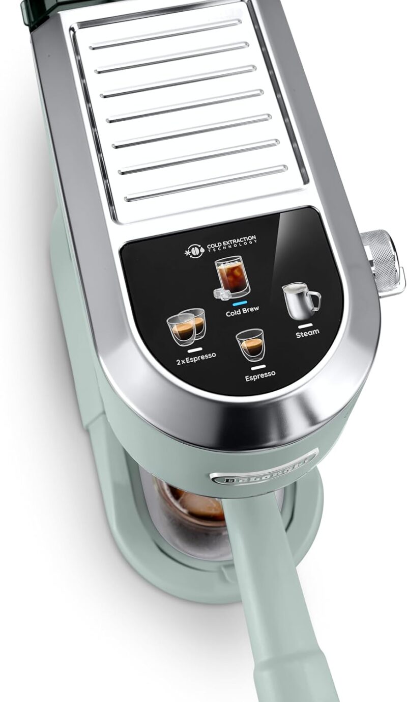 Cafetière DELONGHI Digital Original Avec Accessoires Dedica DUO EC890.GR vert