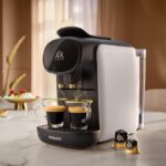 Machine à Café à Capsules Blanc Reconnaissance des Capsules Doubles Philips L’Or Barista Sublime LM9012/00 – آلة قهوة فيليبس أبيض LM9012