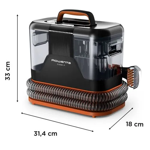 Nettoyeur Détacheur Portable 400W À Réservoir Amovible 1.8L Clean I Rowenta Original IN5011F0