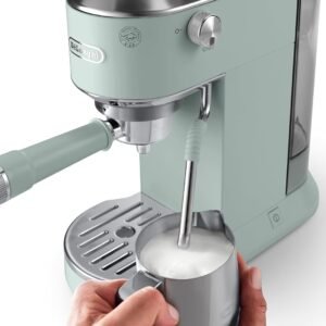 Cafetière DELONGHI Digital Original Avec Accessoires Dedica DUO EC890.GR vert