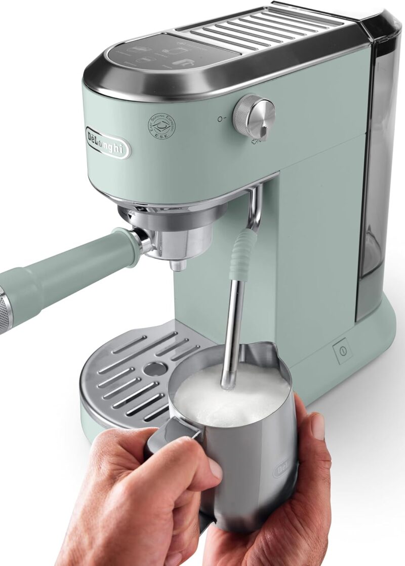 Cafetière DELONGHI Digital Original Avec Accessoires Dedica DUO EC890.GR vert