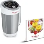 Blender Chauffant Moulinex Original En Inox 1.2L Avec 5 Programmes 1000W Easy Soup Moulinex LM841110 – خلاط كهربائي مولينكس 1.2 لتر 1000 واط إينوكس LM841110