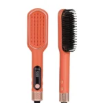 Brosse Lissante Chauffante KERATIN Avec Contrôle De Température avec écran LCD ENZO Original PROMAX EN-9921 – مكواة شعر إنزو EN-9921