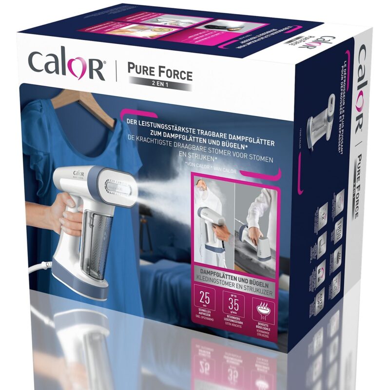 Défroisseur Vapeur À Main 1800W 180mL Calor DT8722C0