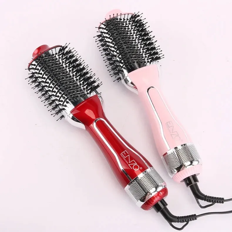 Brosse soufflante One Step Professional 1000W ENZO Original EN-4115 Rouge