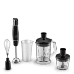 BRAS MIXEUR COFFRET 1000W AVEC 4 ACCESSOIRES ET LAMMES powelix MOULINEX Original DD94L810 – خلاط كهربائي مولينكس 1000 واط DD94L810