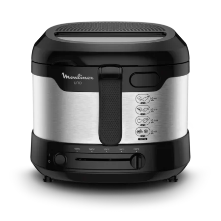 Friteuse 1.5L 1600W Uno Noir Moulinex Originnal  inox AF215D10