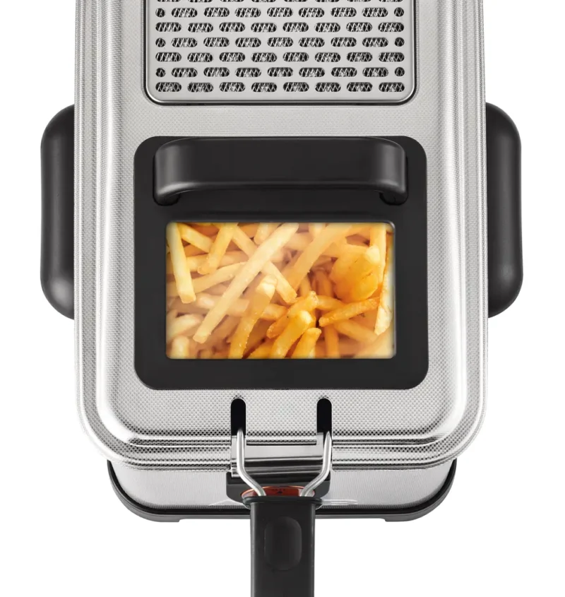 Friteuse inox Tefal  4 L - 2400W Avec minuteur mécanique Tefal Original Filtra Pro FR516110