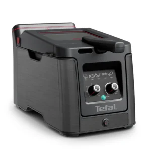 Friteuse classique Tefal origial Clear Duo Friteuse, Moins de fumee et d'odeurs,Noir, FR600810