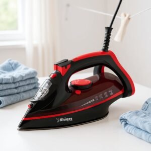 Fer à Repasser a Vapeur Céramique STEAM IRON 2800W Rhinos GTM-31 Rouge