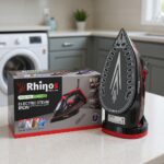 Fer à Repasser a Vapeur Céramique STEAM IRON 2800W Rhinos GTM-31 Rouge – مكواة راينوس 2800 واط أحمر سيراميك GTM-31