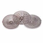 Moulin a légumes inox Manuel avec 03 Passoir 20 CM 7"3/4 – مطحنة كهربائية إينوكس