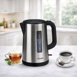 Bouilloire inox Sans Fil 1.5 L 2200W avec Filtre Robuste WK8239 S