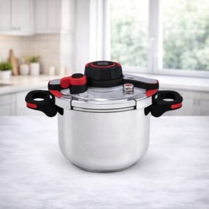 Cocotte 6 L en inox 18/10 avec minuteur Swisswkitchen