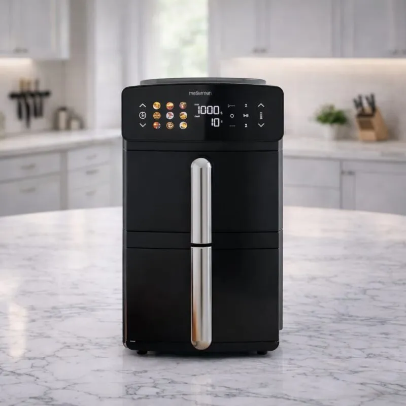 Air Fryer Double Stack 2en1 2400W 10L + écran tactile couleur Multismart | MS-AF2310