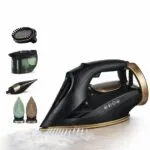 Fer à Repasser a Vapeur Céramique STEAM IRON 2200W Sonashi SI-5091C couleur noir et doré – مكواة سوناشي 2200 واط أسود ذهبي SI-5091C