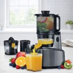 Extracteur de jus 2 en 1 extracteur et presse Agrumes Multismart MS-JC-4102 – عصارة كهربائية مولتي سمارت MS-JC-4102