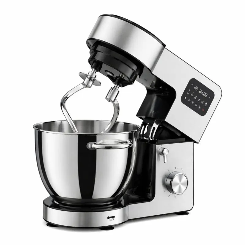 Petrin inox Double Crochets 8.3L 2000W programable  Multifonctions avec 04 Accessoires Brandmann BR-STM-008