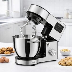 Petrin inox Double Crochets 8.3L 2000W programable  Multifonctions avec 04 Accessoires Brandmann BR-STM-008