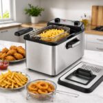 Friteuse inox Electrique 4.2L 3250W Tirexx Original FRTX2000 – قلاية هوائية تيريكس 4.2 لتر 3250 واط إينوكس FRTX2000